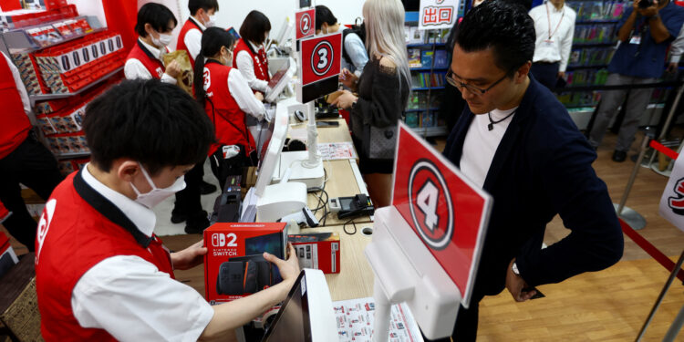 Nintendo sells record 3.5m Switch 2 consoles in 4 days