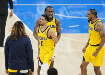 Pacers rally to stun Thunder in game one of NBA Finals