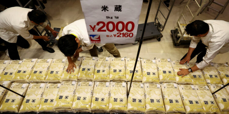Rice prices double in Japan as key elections loom