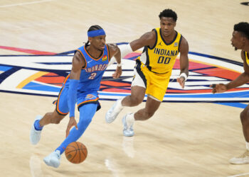 Thunder power past Pacers to level NBA Finals series