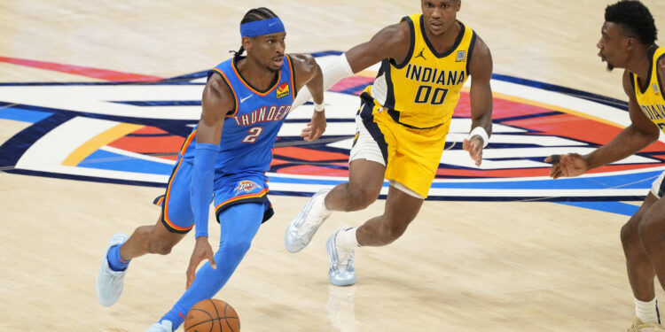 Thunder power past Pacers to level NBA Finals series