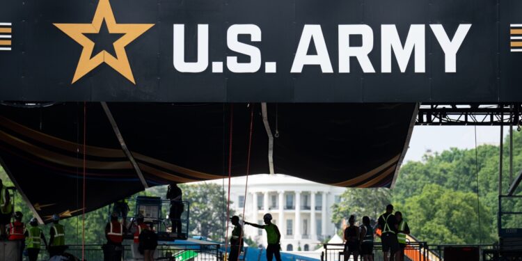 Trump attends US Army’s 250th anniversary parade