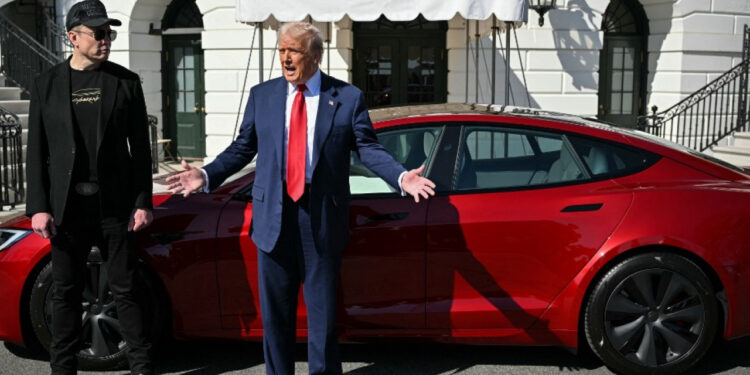 Trump may get rid of his Tesla over Musk row: official