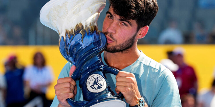 Alcaraz wins Cincinnati Open as Sinner retires