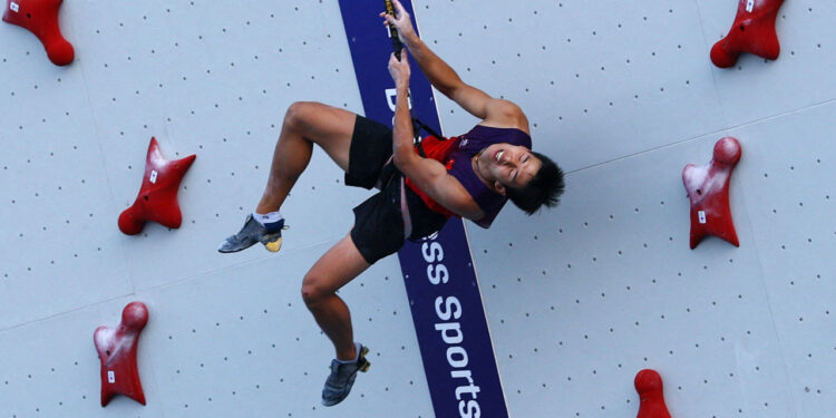 China sweeps speed climbing relay golds at World Games