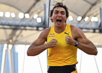 Duplantis sets new pole vault world record of 6.29m