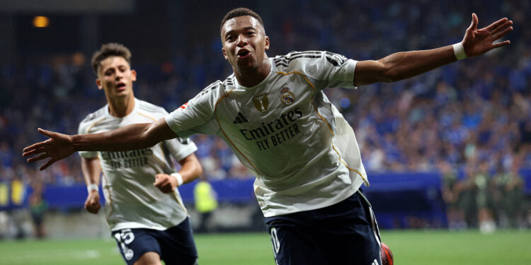 Mbappe fires Real Madrid to victory at Real Oviedo