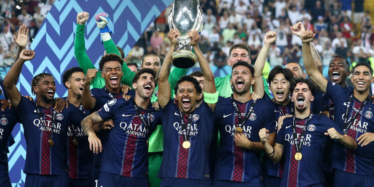 PSG storm back to win Super Cup on penalties