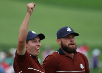Europe takes record lead into last day of Ryder Cup