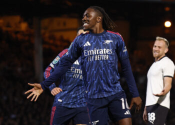 Eze scores first goal for Arsenal in League Cup win
