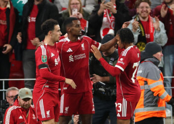 Isak scores first Liverpool goal in League Cup win