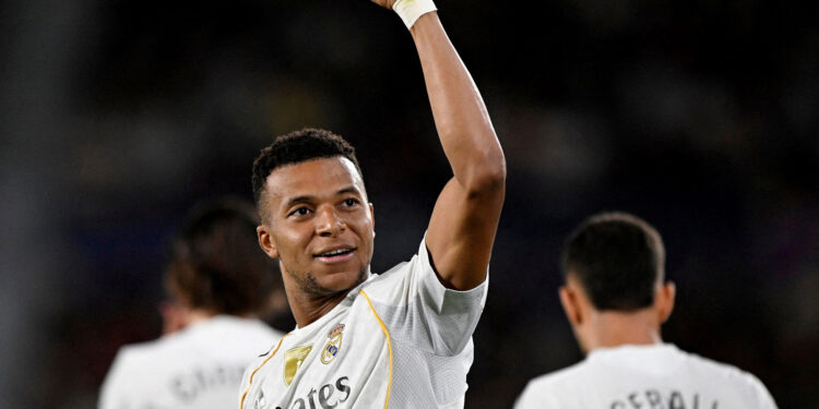Real Madrid thrash Levante as Mbappe hits brace