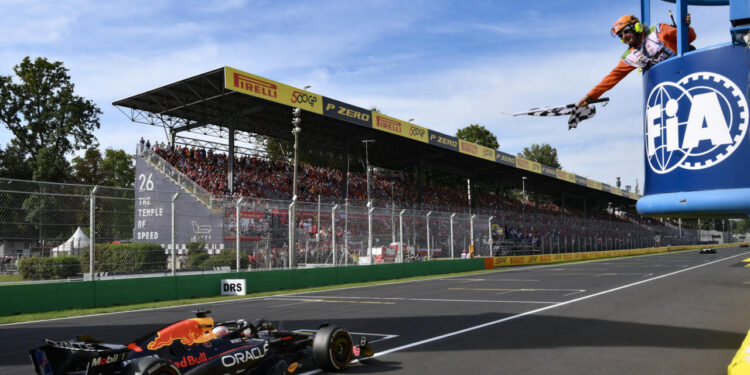 Verstappen wins Italian GP in record time