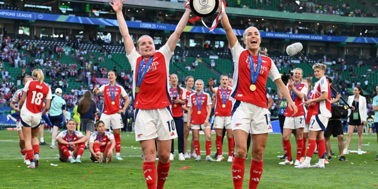 Arsenal earn first Women’s Champions League win