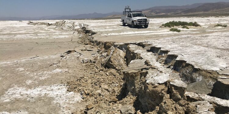 Earthquake damage at deeper depths occurs long after initial activity