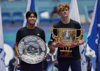 Sinner wins China Open with harsh lesson for Tien