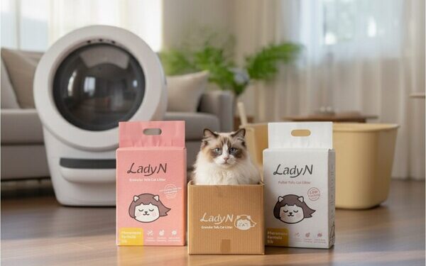 Lady N Expands Its U.S. Presence with Sustainable, Design-Driven Tofu Cat Litter
