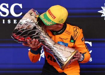 Norris wins in Sao Paulo to extend title lead