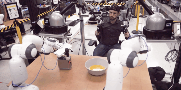 Teaching robots to map large environments