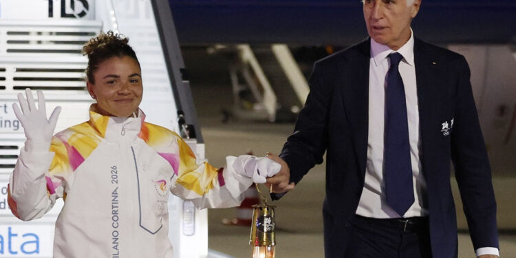 2026 Winter Olympics flame lands in Italy