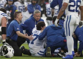 Colts blow as QB Jones suffers Achilles injury