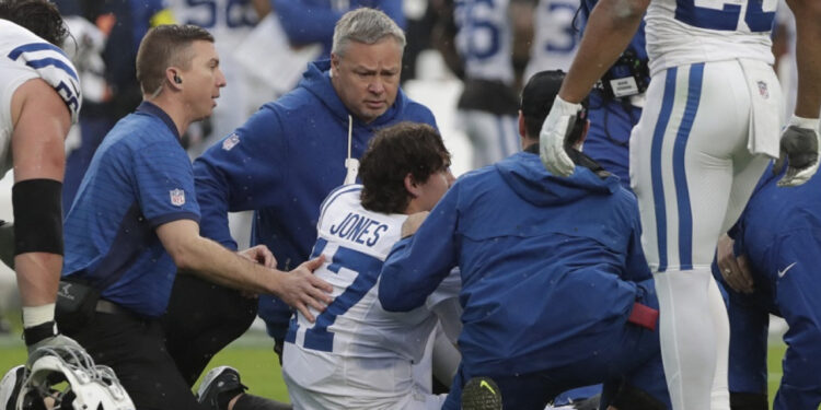 Colts blow as QB Jones suffers Achilles injury
