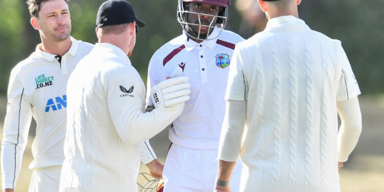 Greaves wins draw for West Indies in Test with NZ
