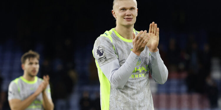 Haaland leads City over Palace to fire title warning