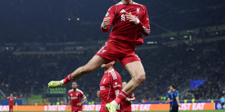 Liverpool down Inter Milan in Champions League
