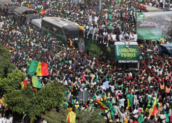 Dakar delights in Senegal parade for Afcon champions