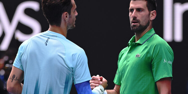 Djokovic rides his luck to reach Australian Open semis