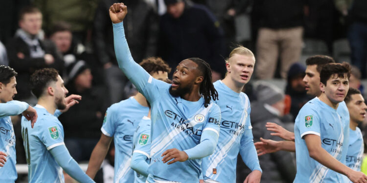 Semenyo fires City past Newcastle in League Cup