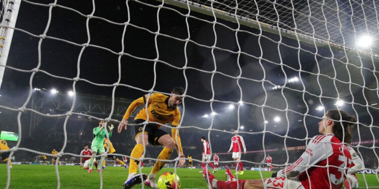 Arsenal drop points in draw with strugglers Wolves