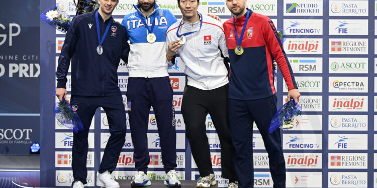 Edgar Cheung grabs foil bronze at Grand Prix in Turin
