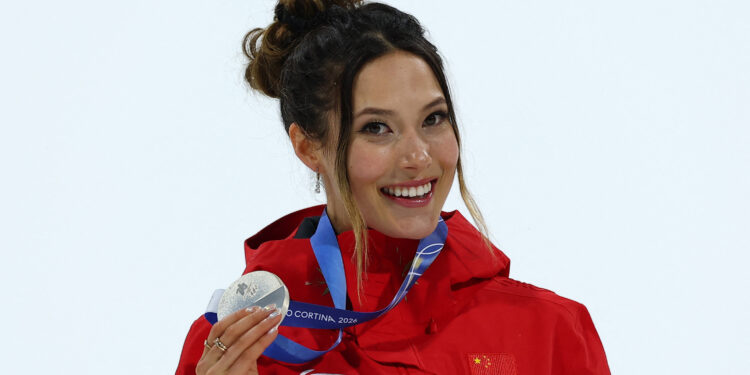 Gu Ailing takes freeski big air silver