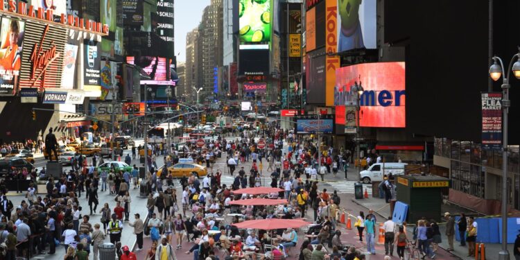 I’m walking here! A new model maps foot traffic in New York City