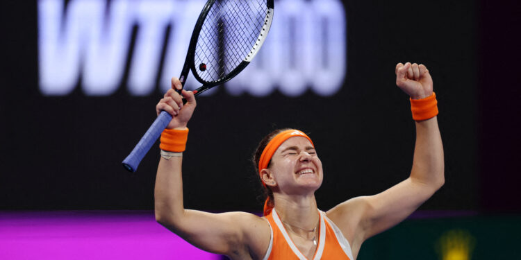 Muchova beats Mboko in Qatar to end title drought