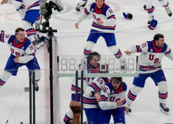 USA beat Canada to win men’s Olympic ice hockey gold