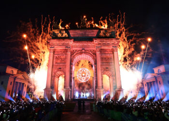 Winter Olympics opens with touch of Italian style