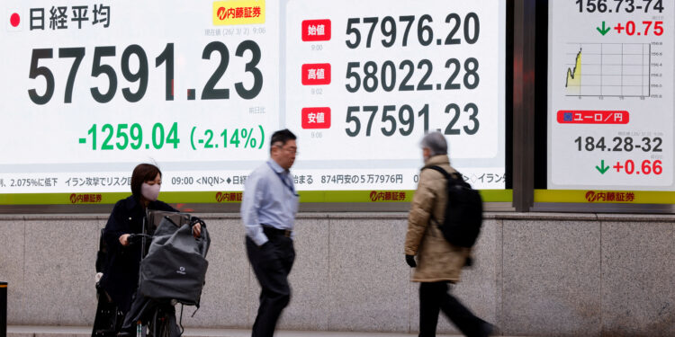 HK stocks retreat as war jitters hit region