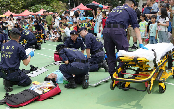 Auxiliary med service holds open day