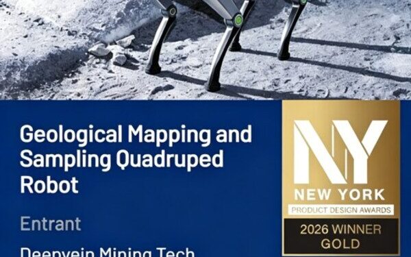 Deepvein Mining Tech Wins NY Product Design Gold for Exploration Robotics