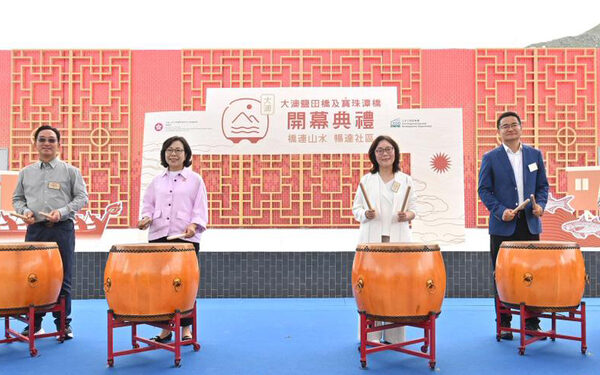 Tai O twin bridges to open