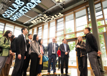 CS visits German university town