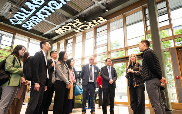 CS visits German university town
