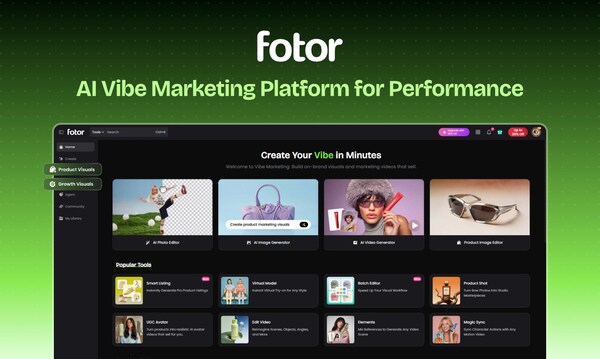 Fotor Unveils Its AI Vibe Marketing Platform Built for Performance, Serving 800 Million Users