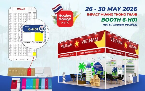Luong Quoi Coconut Unveils Sustainable Plant-Based Innovation at THAIFEX Anuga Asia 2026