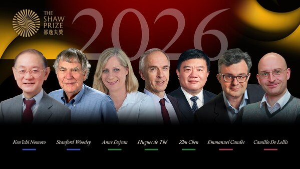 Announcement of The Shaw Laureates 2026