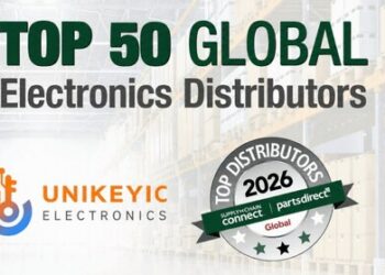 Unikeyic Electronics Ranked No. 19 on Supply Chain Connect’s 2026 Top 50 Global Electronics Distributors List