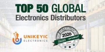 Unikeyic Electronics Ranked No. 19 on Supply Chain Connect’s 2026 Top 50 Global Electronics Distributors List